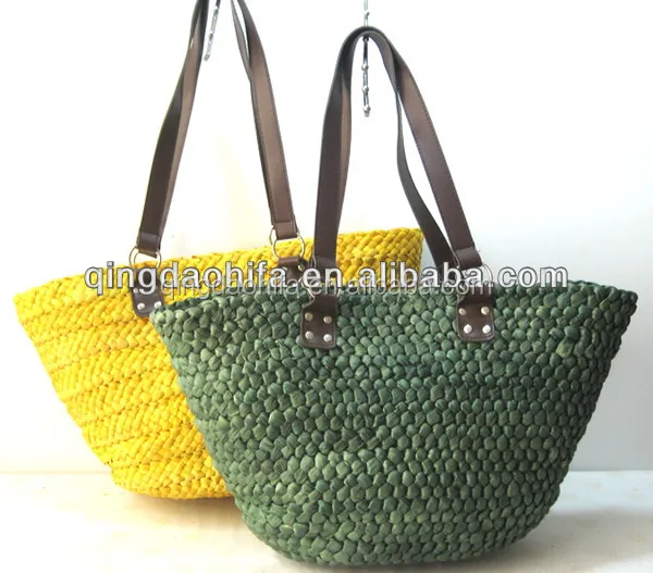 
Fashion hand woven straw bag from china 