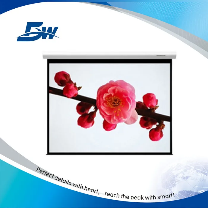 BW 4:3 Remote Control Roll Up Projection Screen/Electric Projector Screen