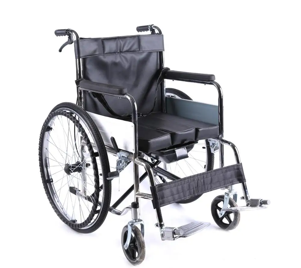 Hot Sale Lightweight Remote Travel Folding Karma Wheelchair Dubai With Toilet