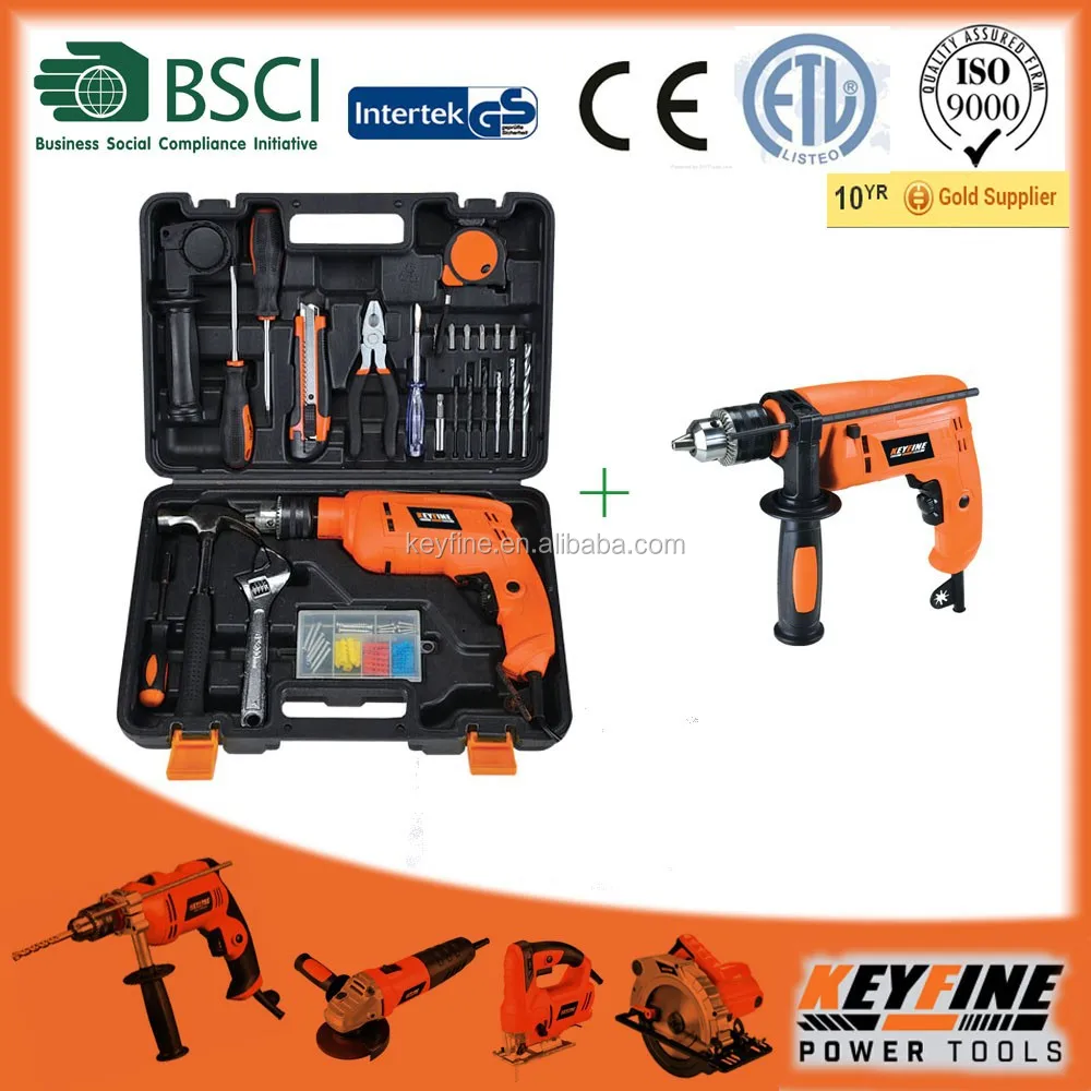 
combination tool impact drill kits for House hold tools 