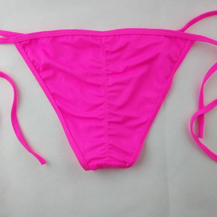 
New Sexy Bikinis Women Swimsuit Low Waist Bathing Suits Swim Halter Push Up Plus Size Swimwear Super China Girl Thong Bikini 