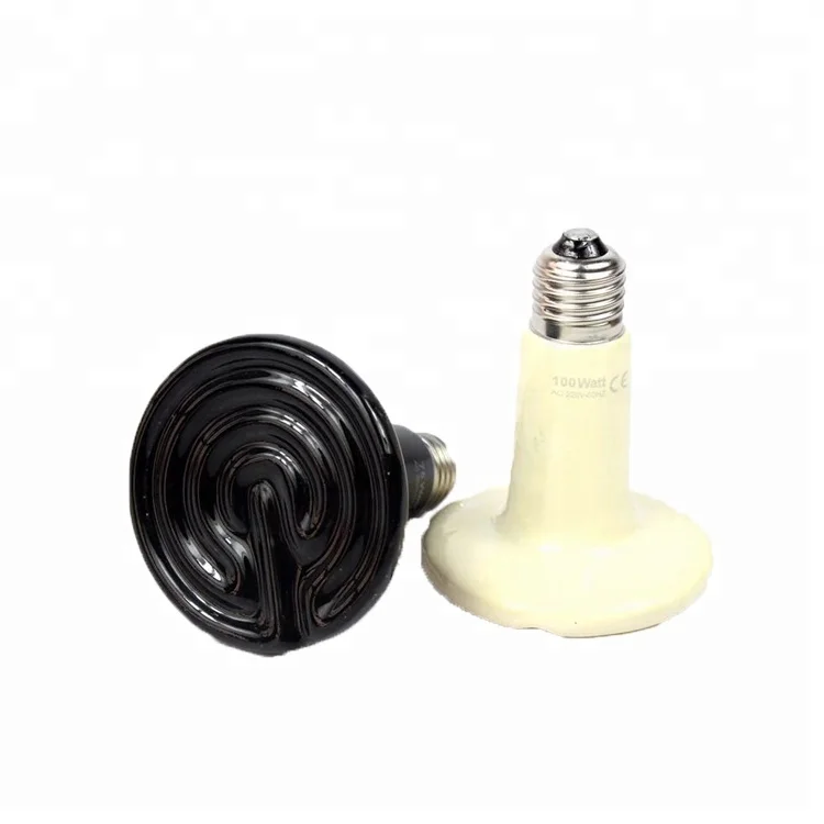 E27 Far-Infrared Ceramic Pet Heating Lamp Lizard Tortoise Spider Reptiles Box Heater Warmer Heat Bulb Brooder