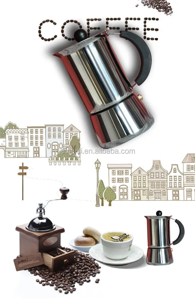 Italian style popular espresso machine stainless steel ATS-PL006