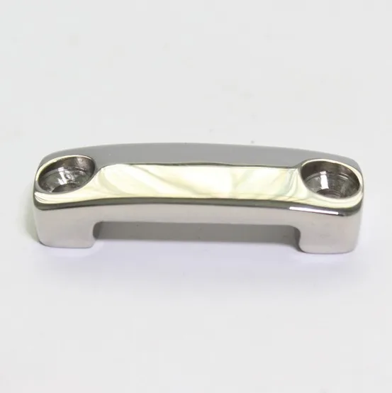 high polished marine grade 316 stainless steel boat yacht lock rope tie down deck fitting eye strap loop hardware