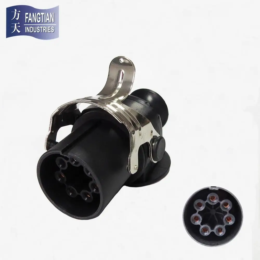 Разъем прицепа ISO 7638, европейский стандарт, 24 В, 7 полюсов, вилка прицепа ABS