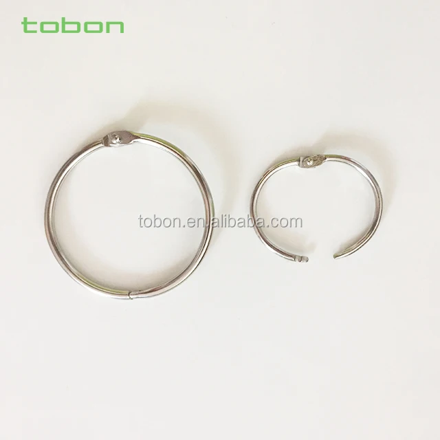 school card ring 20mm to 80mm different size nickel book ring book binding ring