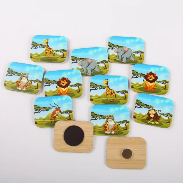 Fridge magnet custom design wood craft
