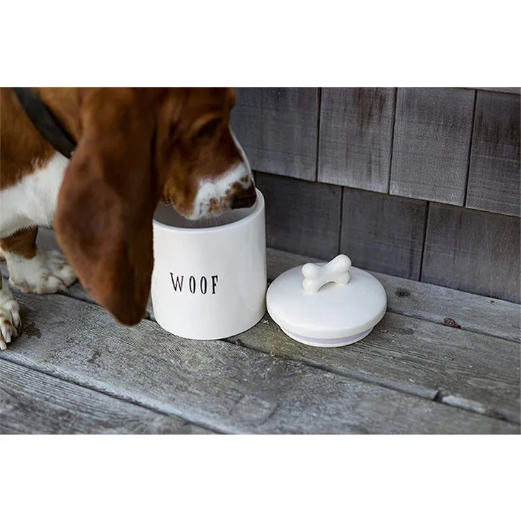Ceramic Bread Pan Dog Treat Jars