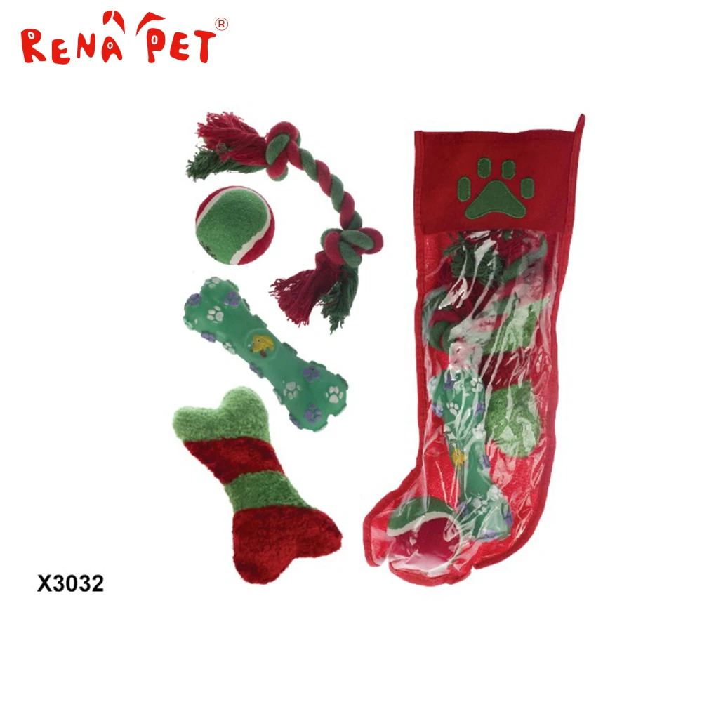 Оптовая пользовательских фаршированные красочные рождественские серии жевания прекрасные игрушки собака собака плюшевые