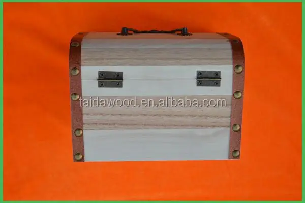 A fine wooden piggy bank