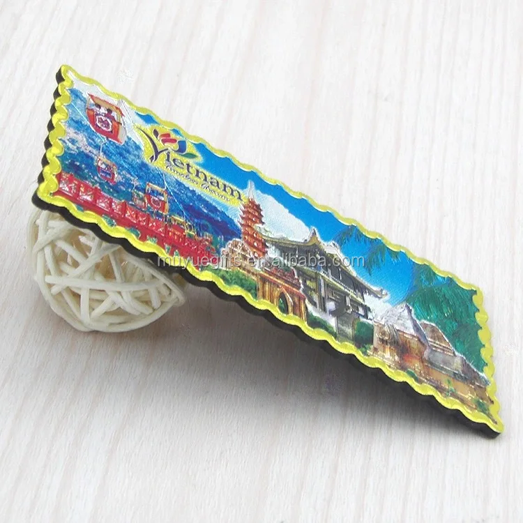 Custom Cities paris souvenir fridge magnet