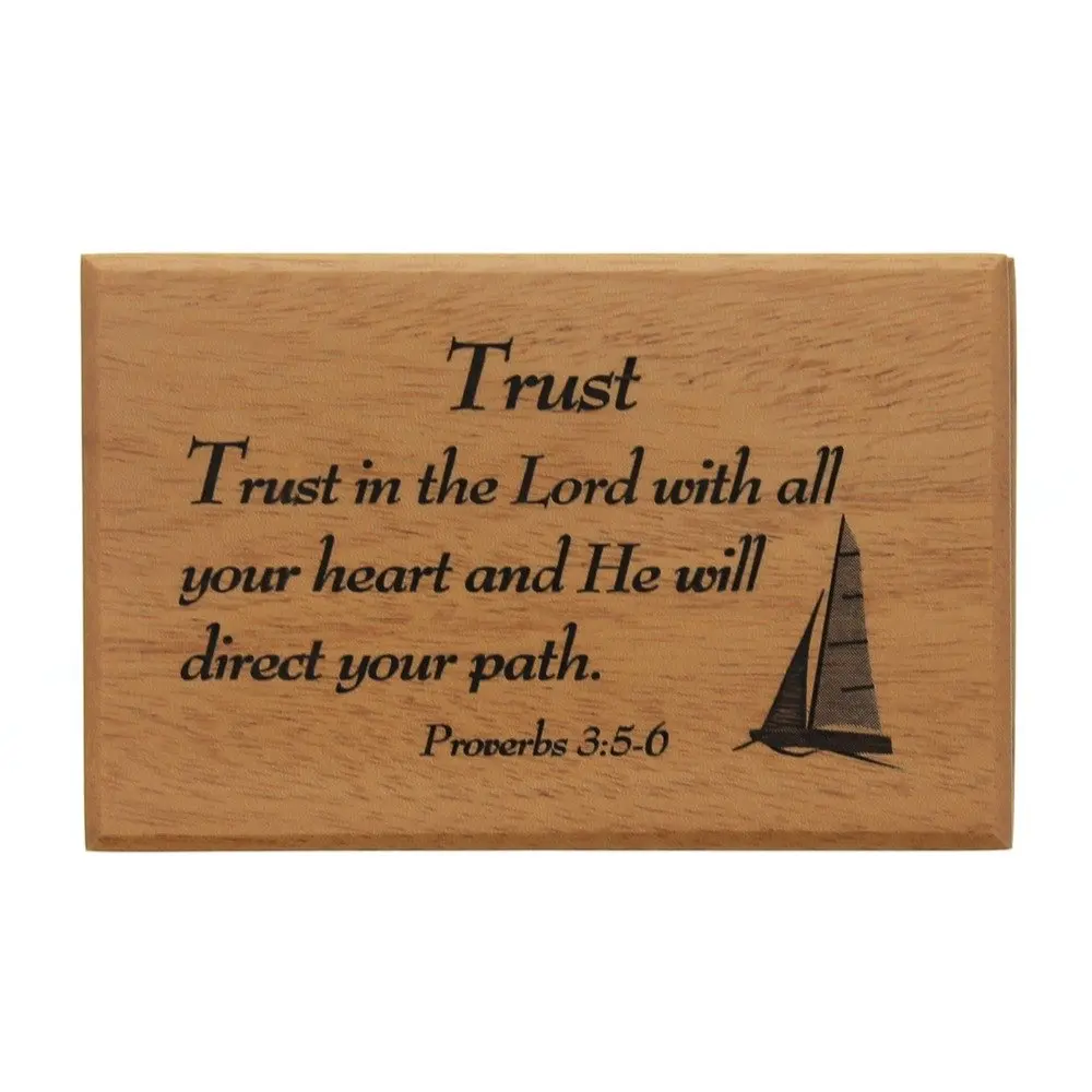 Custom wooden trust souvenir box