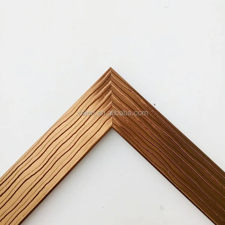 J04583 series classic antique mdf plastic painting picture frame moulding