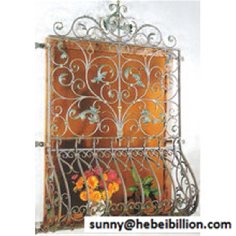 ornamental forged iron window guard