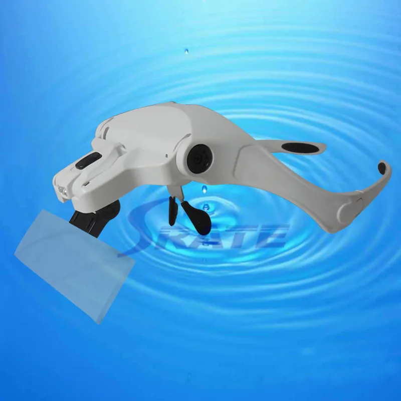 NO.9892B1 LED подсветка повязка на лице увеличительное стекло