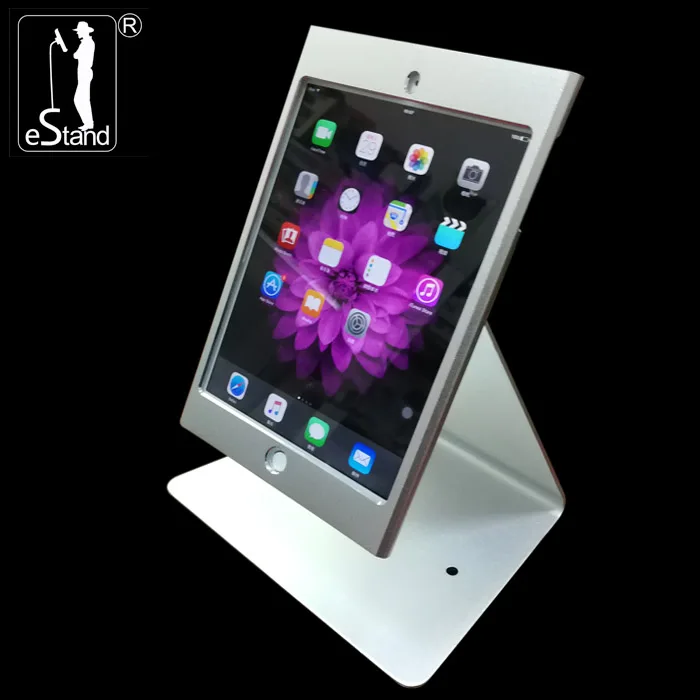 eStand BR27003M exhibition countertop security display for ipad mini case metal tablet holder