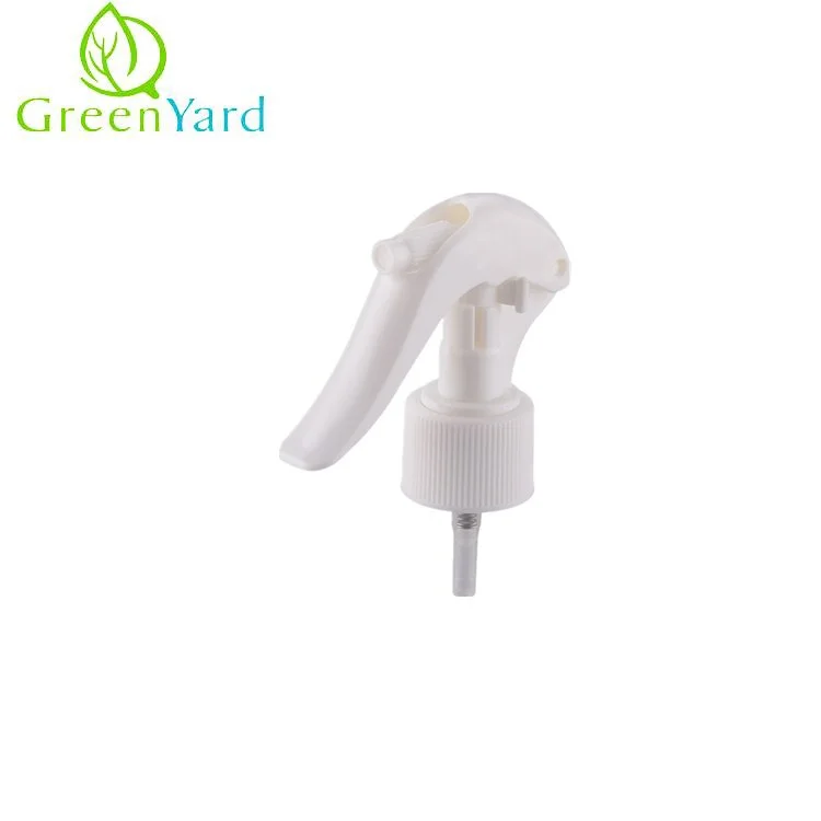 Mini Trigger Sprayer 28mm 24mm Hand Pump Sprayer Part White Plastic 10000pcs 0.2 ML/T Smooth/ribbed 1000pcs/carton GY-109