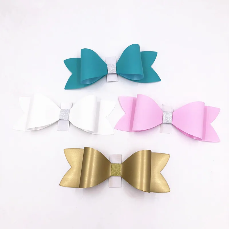 
Matte metallic ribbon butterfly bow butterfly pull bow with glitter tie Boutique Butterfly Celebrate It Ribbon Bow 