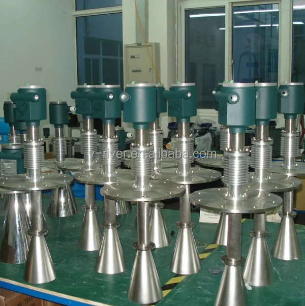 High Temperature 6.8GHz Non-Contact Radar Level Transmitter for Solid Level