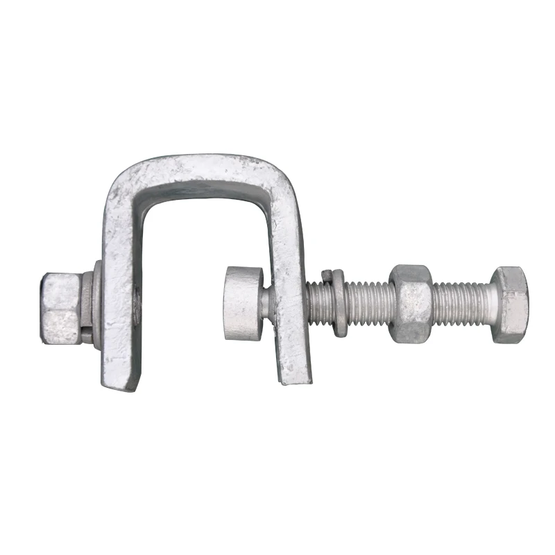 Down Lead Clamp for Tower Down lead clamp for OPGW Shield wire 70mm2 steel pole clamps