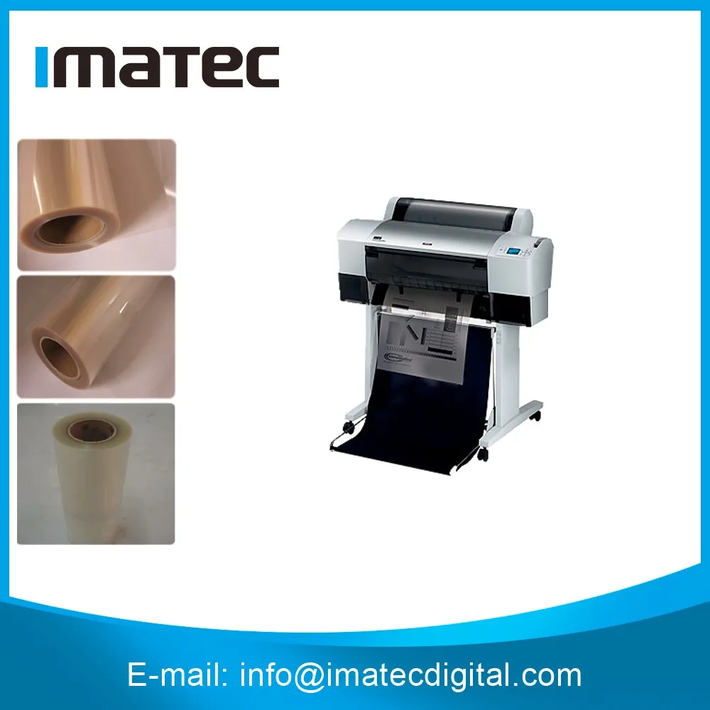 Водонепроницаемость Млечный Прозрачность 125mic Широкоформатная Цифровая Печать Пленки Ролл