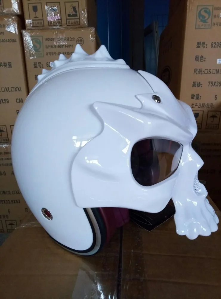 YM-629S-GT 2017 new product unique ghost motorcycle helmets  personalized yema motorcycle helmets