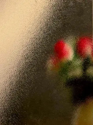 3mm-6mm clear flora figured nashiji pattern glass