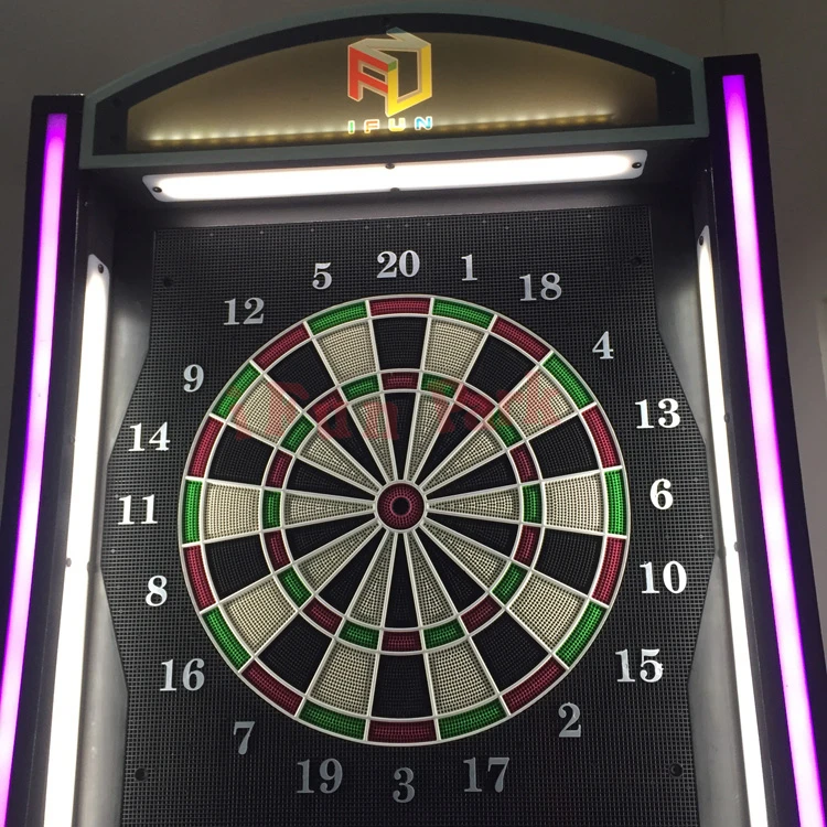 Hot Selling Indoor Sport Dart Club Forever 2 Coin Operated Electronic Online Soft Darts Board Video Game Machine for