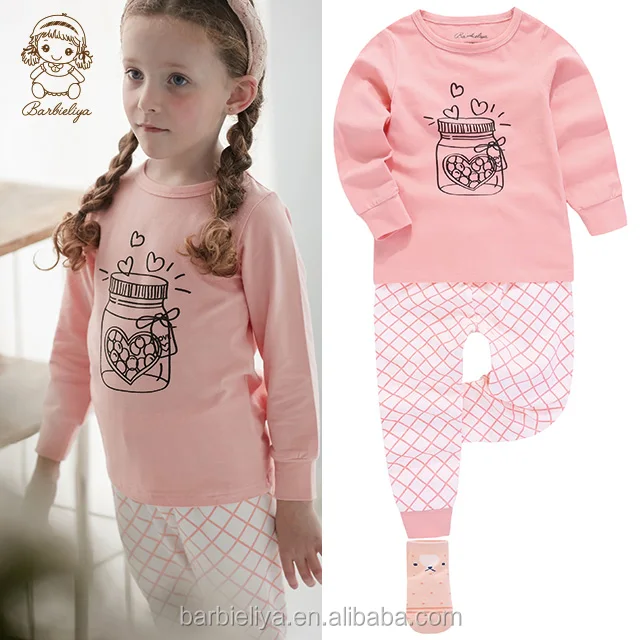 
Manufacturelong sleeve kids sleeping suit pajamas 