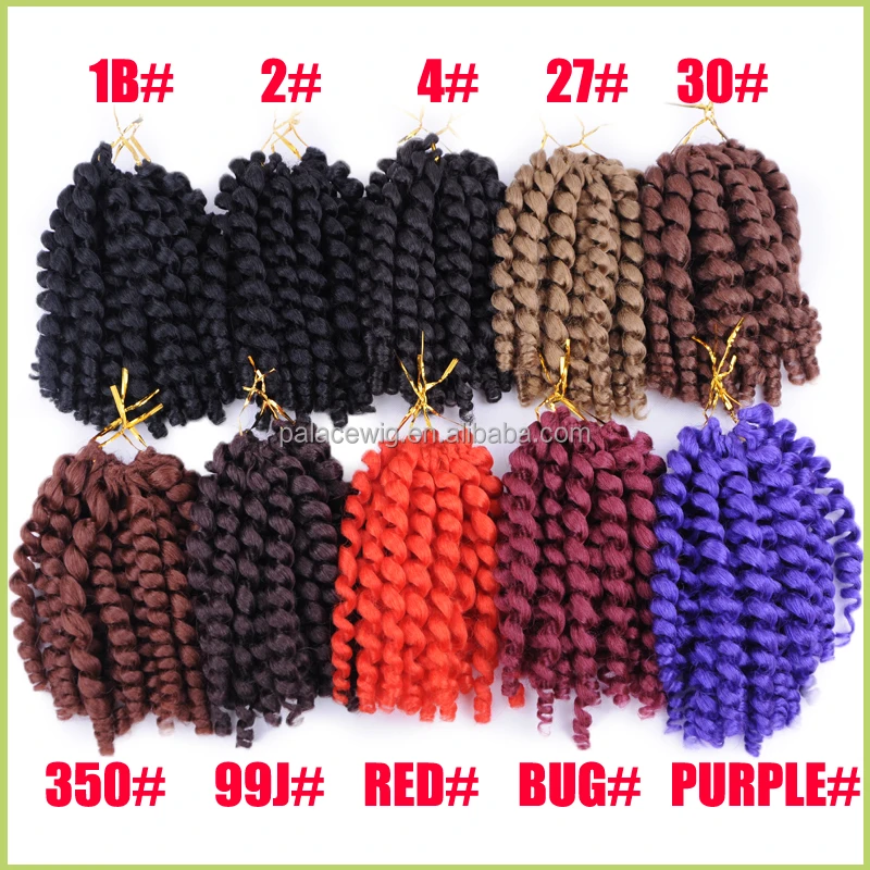 Palace factory wholesale Jumpy Wand Curl Twist Janet Crochet Hair Marley Twist Bounce Braid Hair Extension