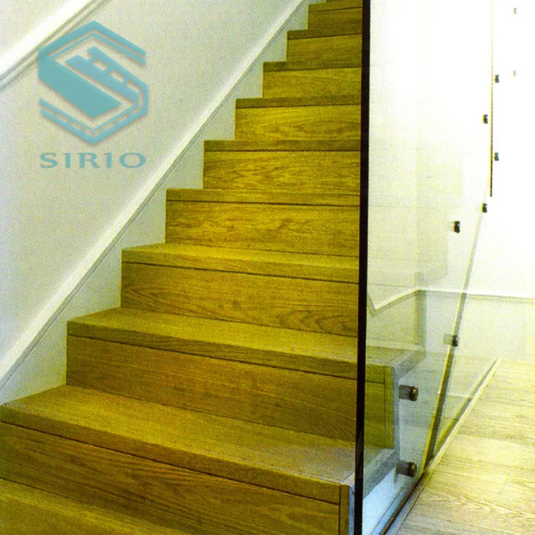 Interior staircase steel wood staircase hot selling new design modern style staircase