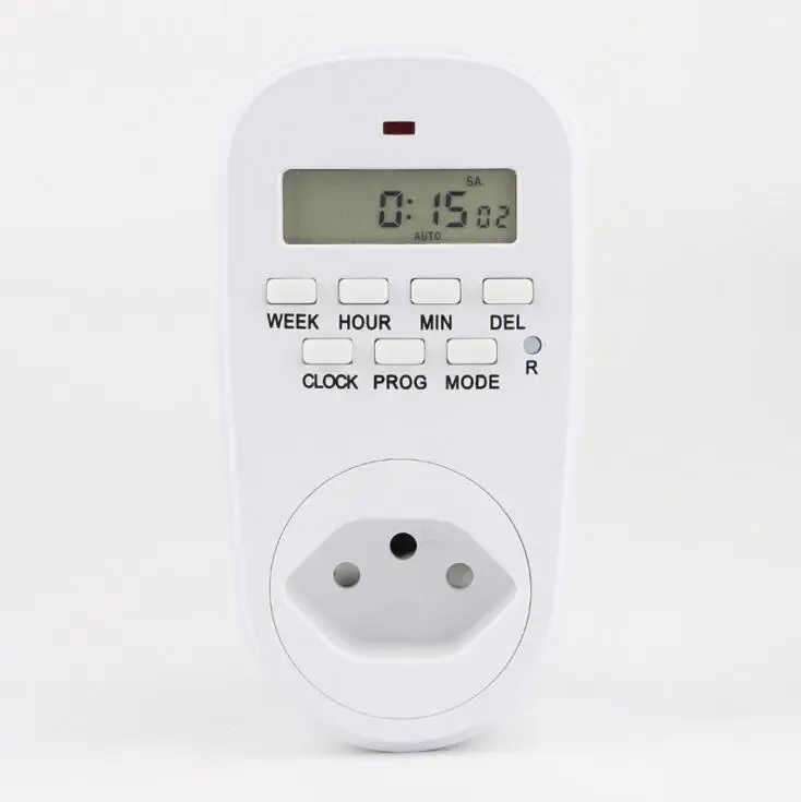 Бразильский Plug цифровой таймер разъем-в стиле ЖК умный
