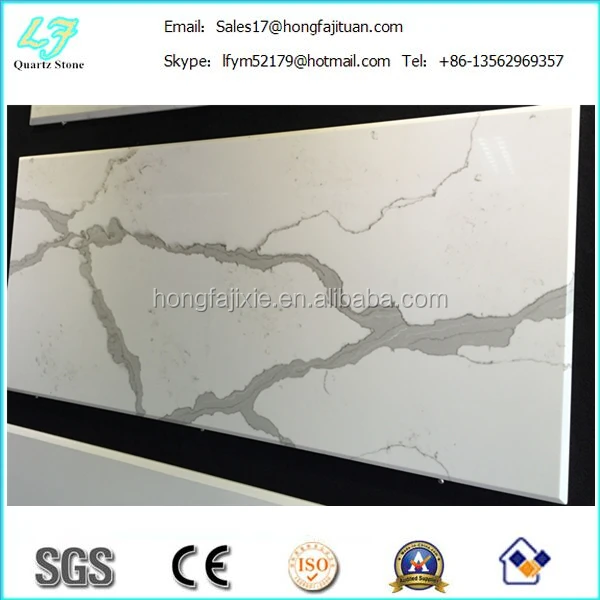 Цена кварцевой плиты Calacatta, столешница из искусственного камня, оптовая продажа, полированная поверхность