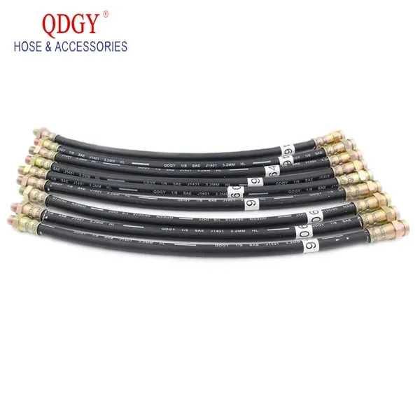 3.2mm x 7.5mm 1/8 Dot Sae j1401 rubber brake hose