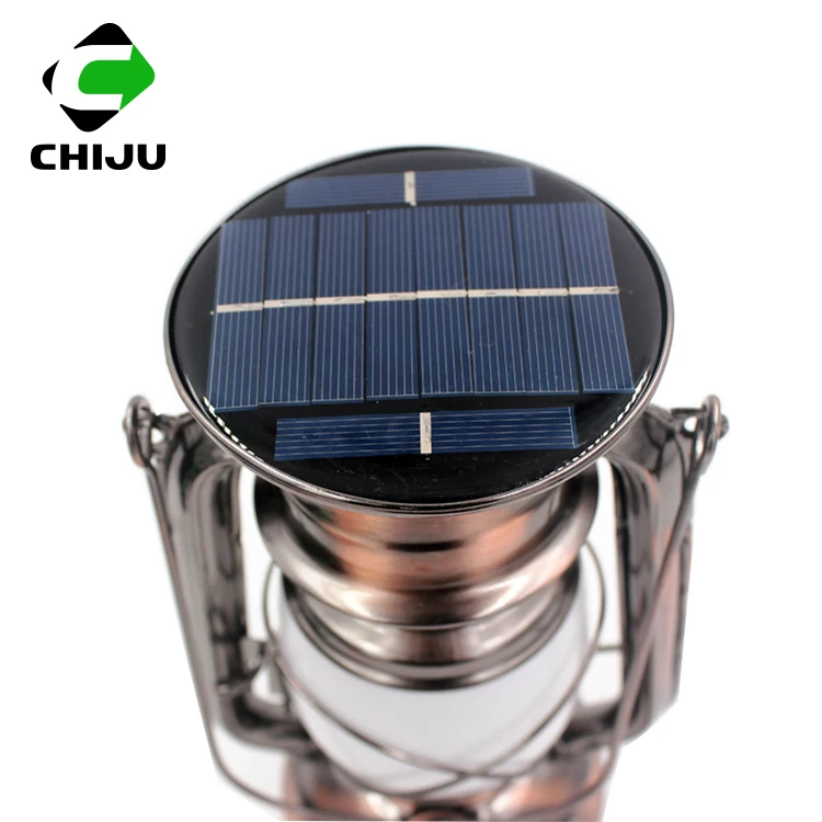 
New arrival portable home decorative antique rechargeable LED camping lantern 