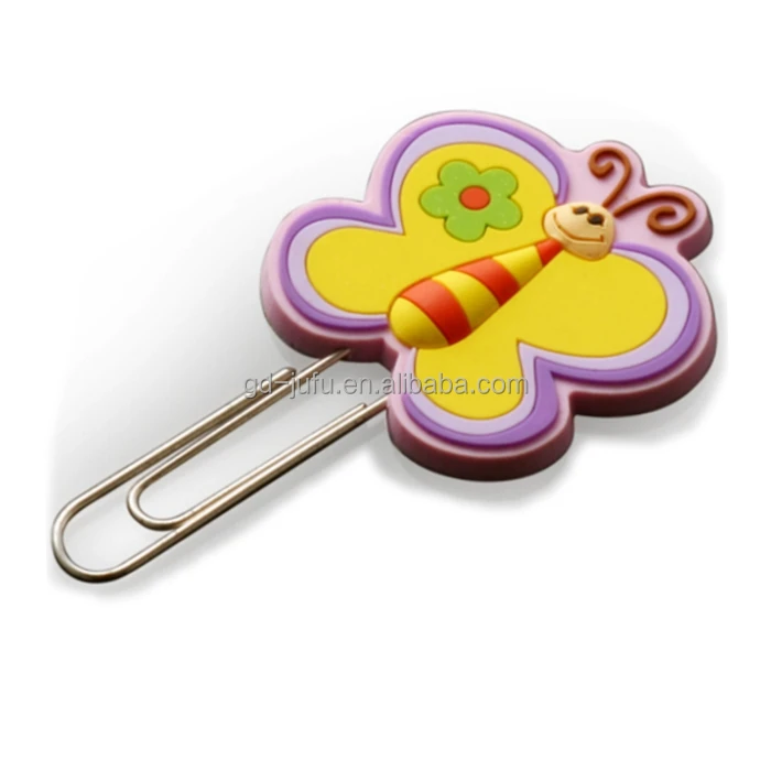 Custom Promotion Gift Use Souvenir Cartoon soft pvc bookmark