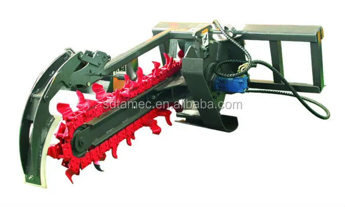 skid steer loader attachments excavator angle broom snow blower grass cutter auger