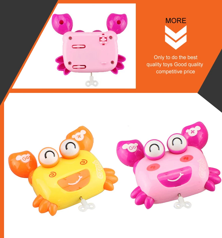 
wholesale baby interesting crab wind up toy parts from china direct factory 