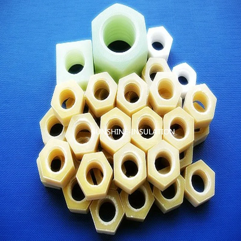 
Fiberglass reinforced threaded rod & GRP/FRP Bolts and Nuts screw thread fastener 