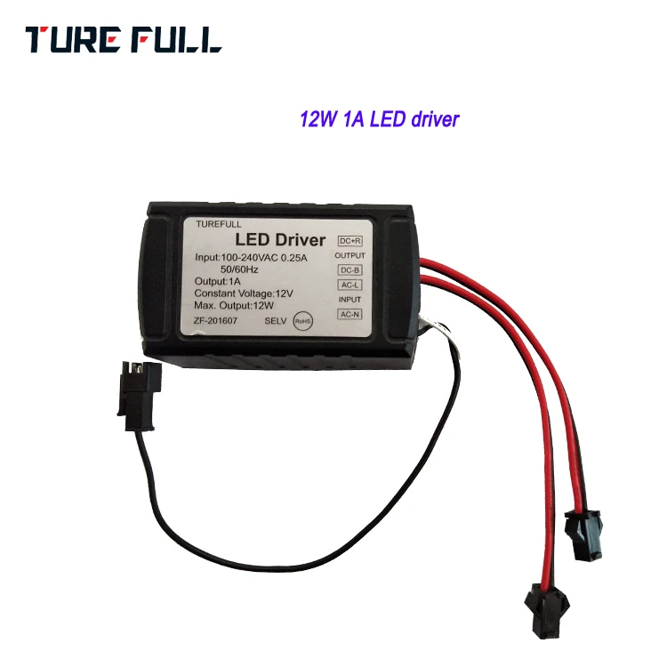 Constant Voltage Led Driver Dual Output No Waterproof 12W 12V 1A Lighting and Circuitry Design 1 - 50W 3-YEAR Single