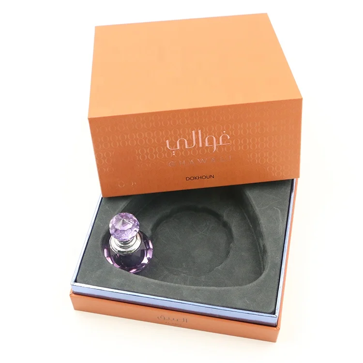 Custom Logo Cardboard Essential Oil Packaging Box Luxury Perfume Jar Gift Cosmetic Box with Embossed logo