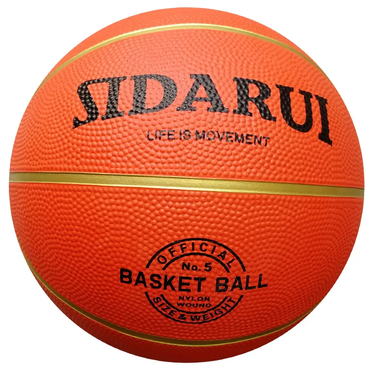 Basketball Ball High quality rubber basket ball custom colorful  ball Made in china