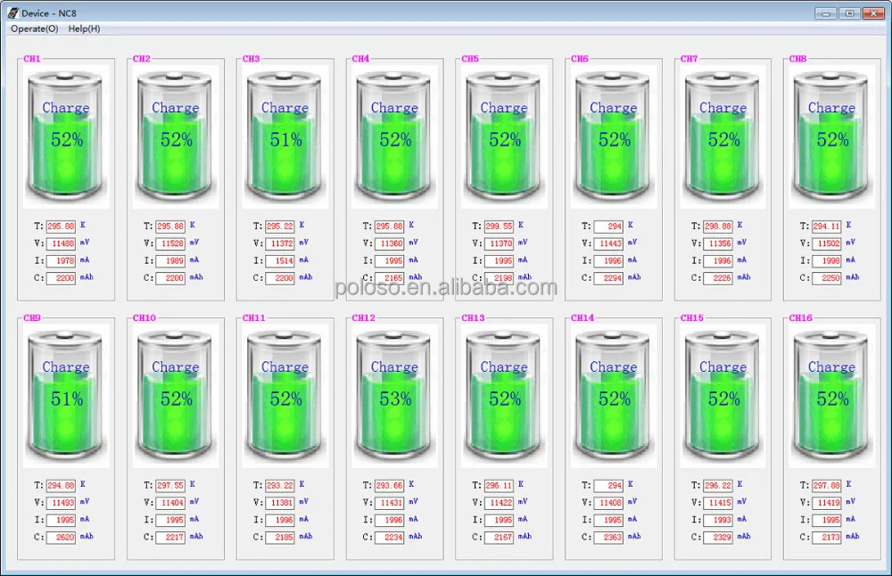 16Channel Intelligent Battery Analyzer for laptop battery testing charge discharge