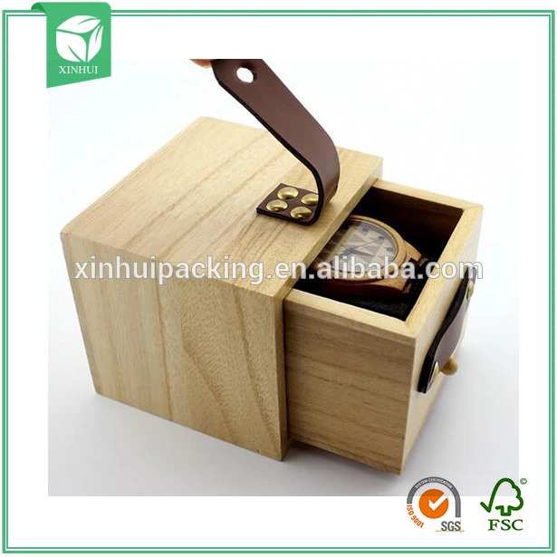 
Custom Wooden watch Box Packaging 