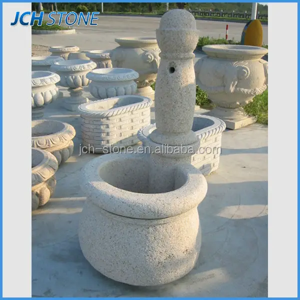Modern type nature stone used garden fountains