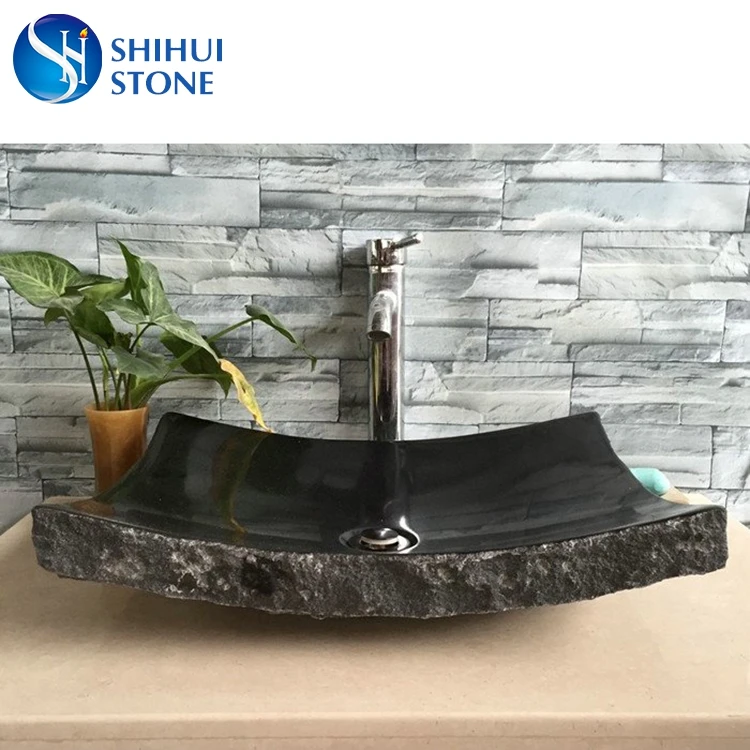 SHIHUI Customized Design Natural Stone Toilet Wash Basin