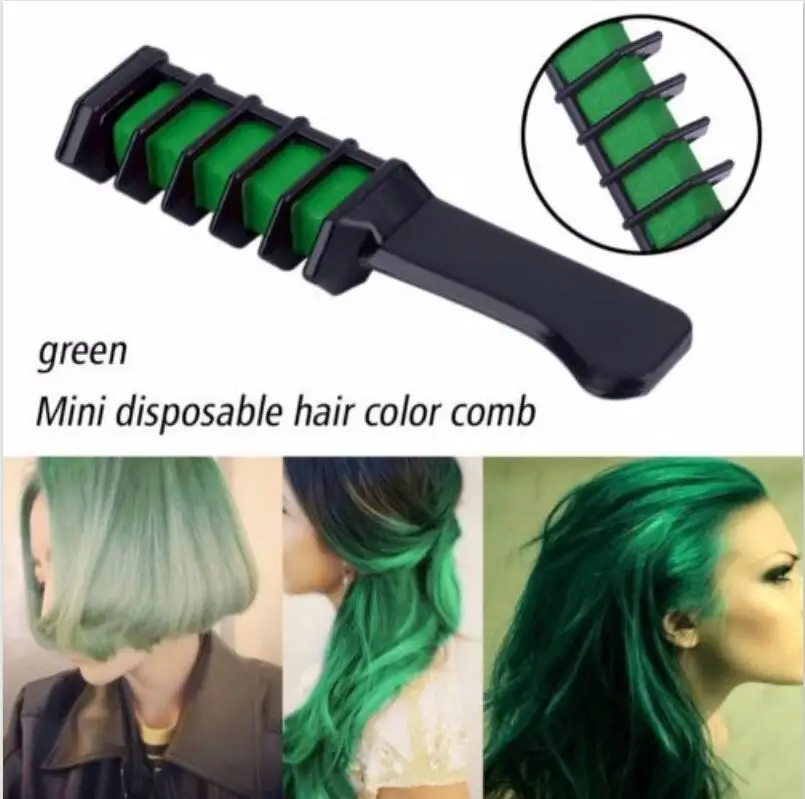 Mini Disposable Personal Salon Use Hair Dye Comb Professional Crayons For Hair Color Chalk Hair Dyeing Tool