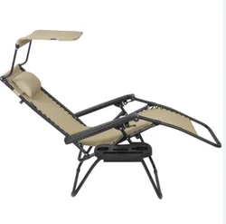 Exquisite Design OEM Customized Folding reclining Beach Chair With Cupholder