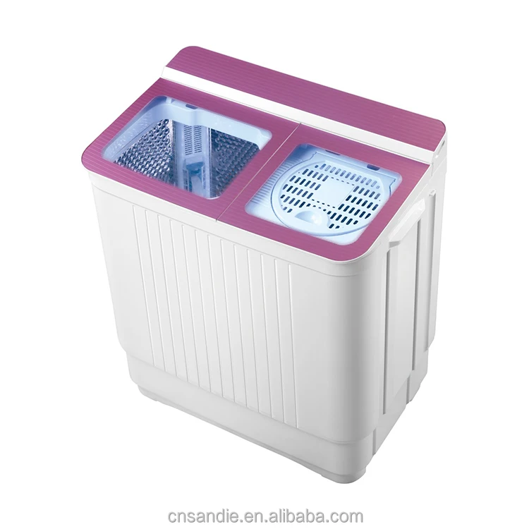 8kg top loading twin tub semi automatic electric washing machine with dryer
