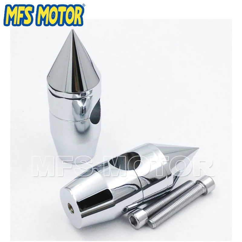 Motorcycle Gandlebar Risers For Harley Cruisers Choppers Metrics For Victory CHROME 1' inch Spike